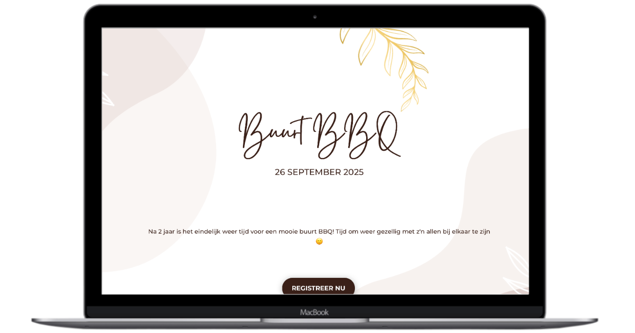 Event website - Invited You